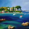 Port De Lolivette - Oil On Canvas Paintings - By Peter Seminck, Impressionism Painting Artist