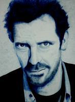 Hugh Laurie House Md - Ink On Paper Paintings - By Peter Seminck, Realism Painting Artist