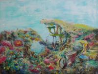 Oceans Dreams - Garden Of Good And Eden I - Oil