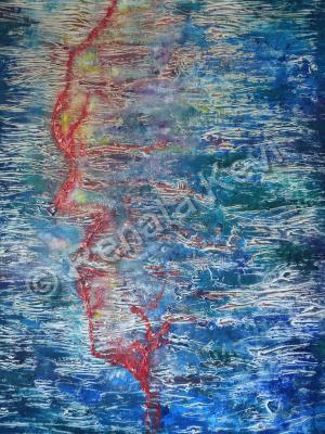 Oceans Dreams - Line - Oil