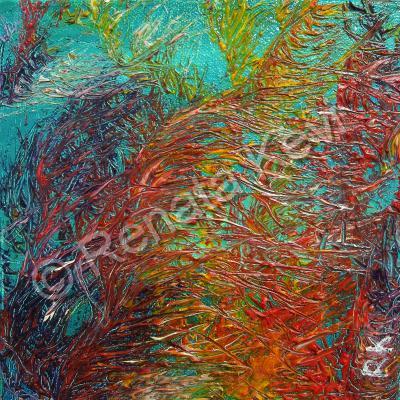 Oceans Dreams - Coral I - Oil