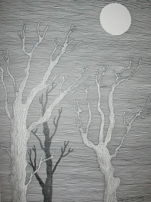 Pen And Ink - Fall - Pen And Ink On Art Paper