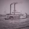 Old Riverboat - Ink Drawings - By Richard Hall, Ink Drawings Drawing Artist
