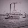 Old Riverboat - Ink Drawings - By Richard Hall, Ink Drawings Drawing Artist