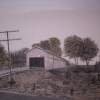 The Hamilton Il Covered Bridge - Mixed Media Drawings - By Richard Hall, Ink Drawings Drawing Artist