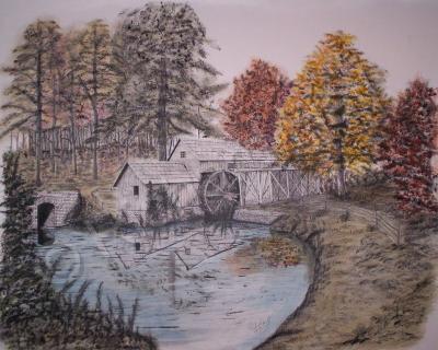 Add New Collection - The Old Mill - Mixed Media