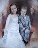 Portraits - Children - Oil On Canvas