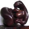 Reclining Figure II - Wood Sculptures - By Gordon Adams, Wood Carving Sculpture Artist