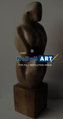 Sculpture - Mother And Child II - Wood