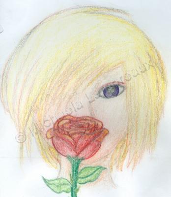 Random - Rose - Colored Pencil