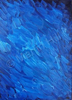 Fancy - Quite Blue Water - Oil On Canvas