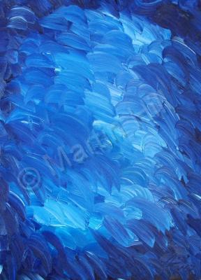 Fancy - Light Blue Water - Oil On Canvas