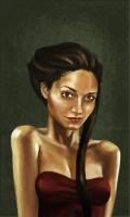 Olesja - Photoshop  Wacom Tablet Paintings - By Maria Evestus, Digital Painting Painting Artist