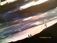 The Bonding - Acrylic Paintings - By Timothy Wilkie, Impressionism Painting Artist