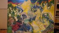 Unfinished - Oil Painting Paintings - By Bobbi Bresett, Expressionism Painting Artist
