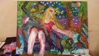 Bride - Oil Painting Paintings - By Bobbi Bresett, Expressionism Painting Artist