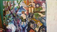Gun Safety Painting - Oil Painting Paintings - By Bobbi Bresett, Expressionism Painting Artist