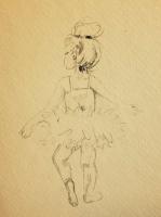 Tiny Dancer Drawing - Pencil On Paper Drawings - By Dani T, Realism Drawing Artist