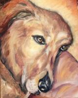 Dixie - Oil On Canvas Paintings - By Dani T, Realism Painting Artist