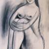 Woman - Charcoal Drawings - By Gareth Wozencroft, Classic Traditional Drawing Artist