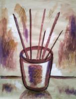 Brushes - Mixed Paintings - By Gareth Wozencroft, Classic And Traditional Painting Artist