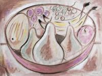 Fruit Bowl - Mixed Paintings - By Gareth Wozencroft, Classic And Traditional Painting Artist