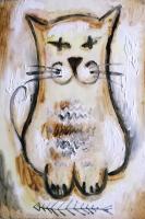 Cat - Mixed Paintings - By Gareth Wozencroft, Classic And Traditional Painting Artist