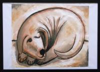 Vigilant Dog - Mixed Paintings - By Gareth Wozencroft, Classic And Traditional Painting Artist