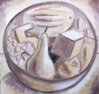 Fruit Bowl - Mixed Paintings - By Gareth Wozencroft, Classic And Traditional Painting Artist