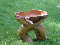 Cherry Bowl - Wood Woodwork - By Chuck Martin, Natures Gifts Woodwork Artist