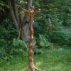 Burl Coat Rack - Wood Woodwork - By Chuck Martin, Natures Gifts Woodwork Artist