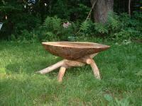 Twisted Fruniture - Floating Birch Burl Table - Wood