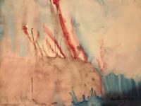 Abstraction - Water Color Paintings - By Claudia Soeiro, Water Color Painting Artist