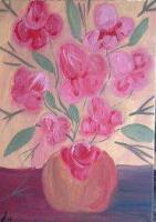 Roses - Oil Over Canvas Paintings - By Claudia Soeiro, Oil Painting Artist