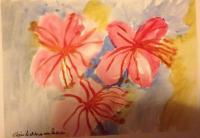 Flowers Of Life - Water Color Paintings - By Claudia Soeiro, Water Color Painting Artist