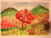 Country Site - Water Color Paintings - By Claudia Soeiro, Water Color Painting Artist