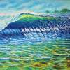 Dolphin Surf - Prof Qlty Oil On 3X P Cnv Paintings - By Joseph Ruff, Realism Painting Artist