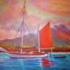Mango Sail - Prof Qlty Oil On 3X P Cnv Paintings - By Joseph Ruff, Immpresionism Painting Artist