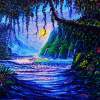 Hearts Path To Paradise - Prof Qlty Oil On 3X P Cnv Paintings - By Joseph Ruff, Nature Painting Artist