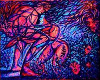 Abstract - Broken Hearts - Prof Qlty Oil On 3X P Cnv