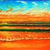 Kailua Beach Sunrise - Prof Qlty Oil On 3X P Cnv Paintings - By Joseph Ruff, Immpresionism Painting Artist
