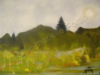 Landscapes Paysages - I Wish You Were Here - Acrylic