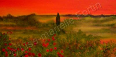 Landscapes Paysages - Le Solitaire - Acrylic