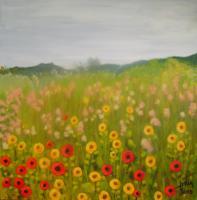 Ma Libert Longtemps Je Lai Cherche - Acrylic Paintings - By Lise-Marielle Fortin, Impressionnisme Painting Artist