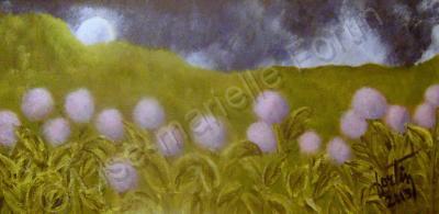 Landscapes Paysages - Fleurs De Lune - Acrylic