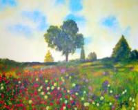 Un Jour A La Campagne - Acrylic Paintings - By Lise-Marielle Fortin, Impressionnisme Painting Artist