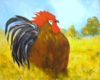 Rooster - Coq - Acrylic