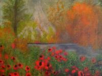 Automne En Fort - Acrylic Paintings - By Lise-Marielle Fortin, Impressionnisme Painting Artist