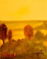 Landscapes Paysages - Yellow - Acrylic