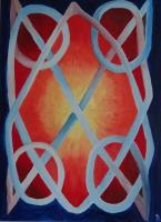 Celtic-Knot 2007 - Oil Paintings - By Annica Nilsson, Expressionism Painting Artist